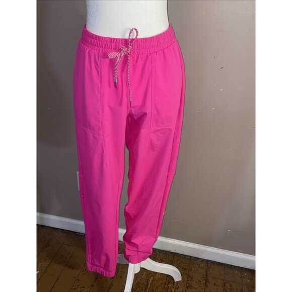 Fabletics Bright Pink Jogger Athletic Performance Light Weight Pant Sz XS - Picture 1 of 10